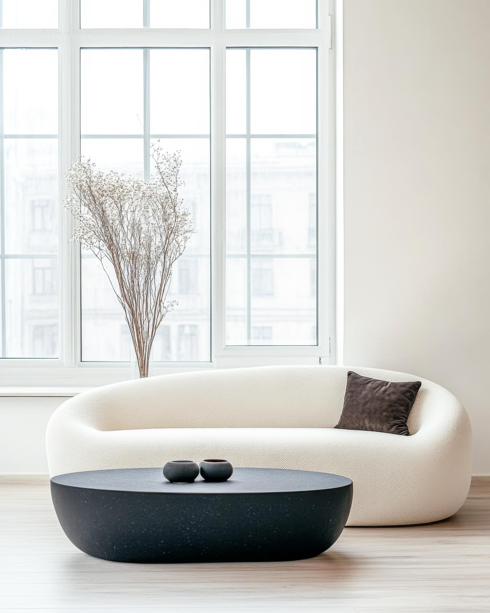 Living luminos într-un apartament modern